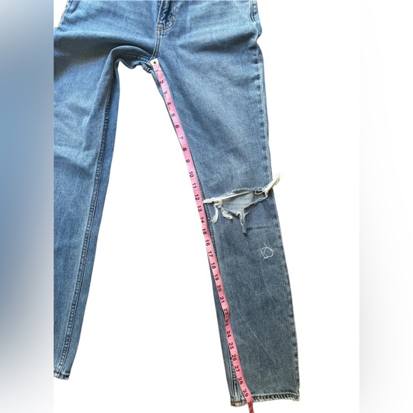 NWOT Abercrombie & Fitch 90s Slim Straight Ultra High Rise Jean Size 26 2 Reg - Picture 10 of 16